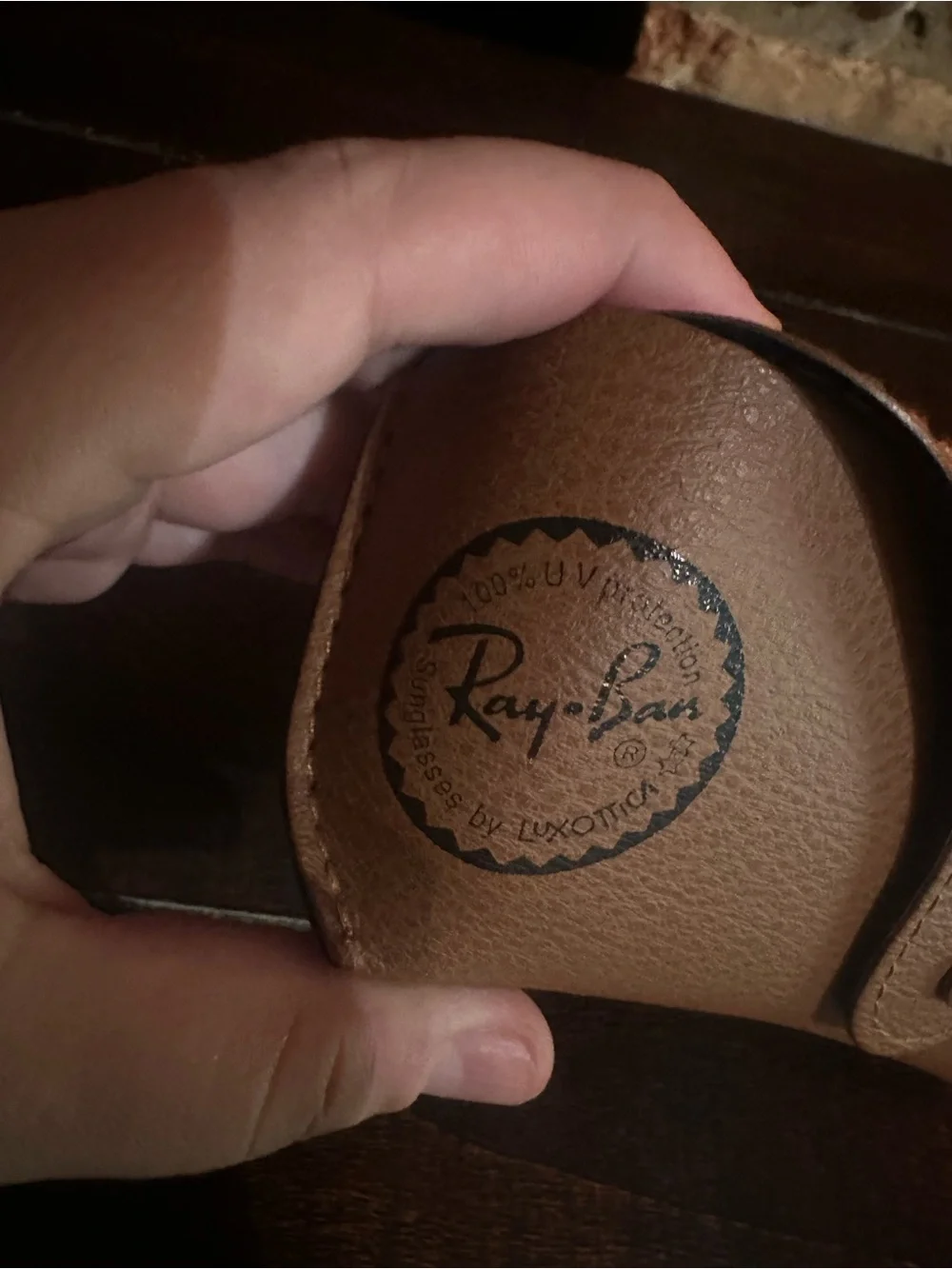 Ray-Ban Round Double-Bridge Gold Frame Sunglasses